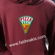 kapşonlu sweatshirt logo nakış