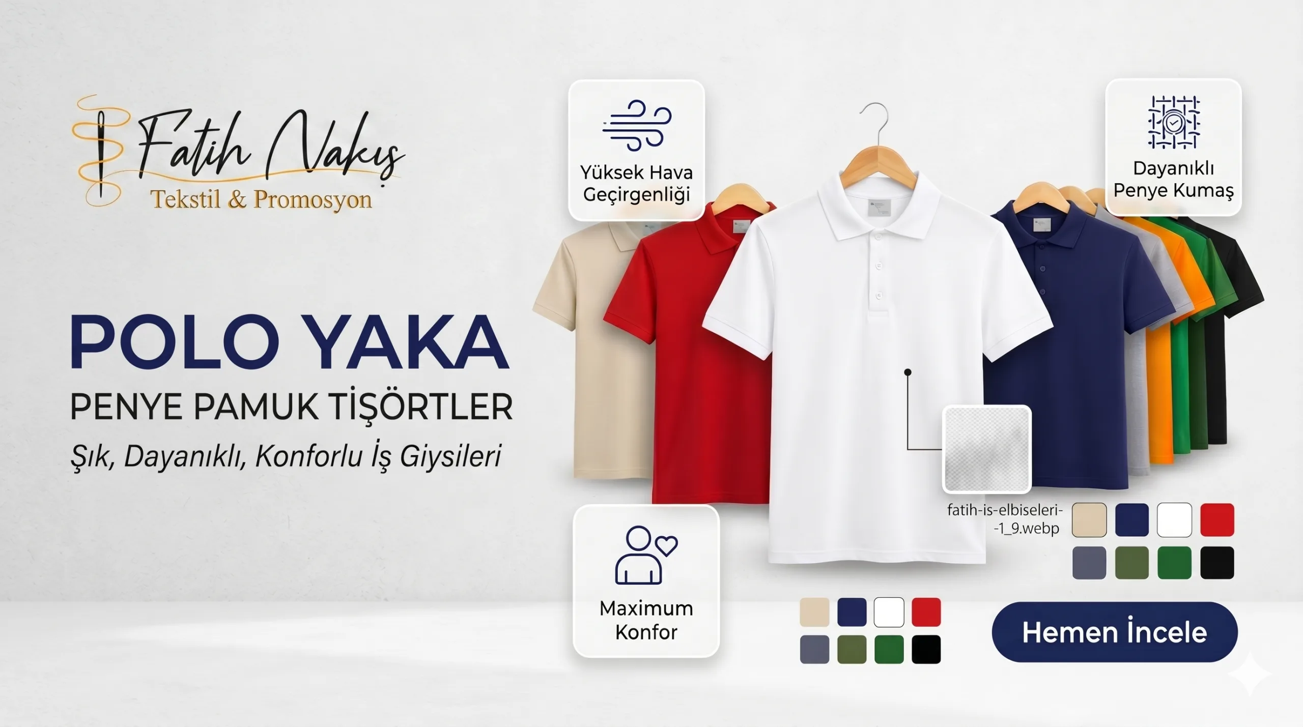 Polo yaka Nakış logo işleme